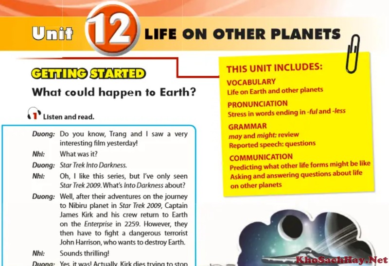 Unit 12: Life on other planets